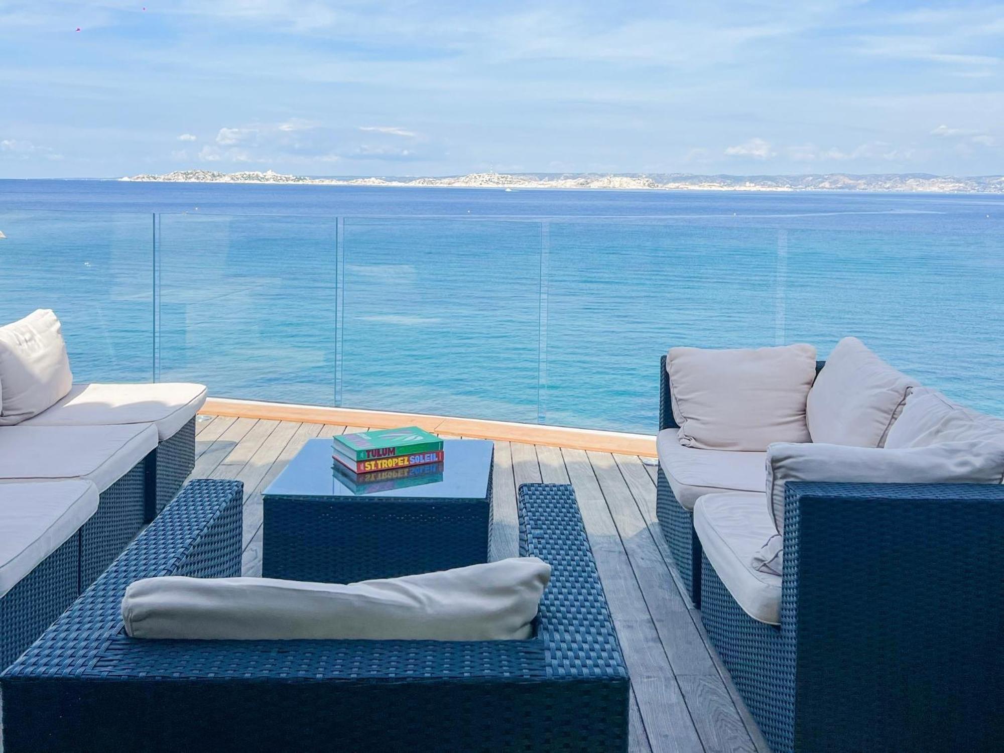 Villa Luxe Vue Mer Panoramique - Sauna-Hamam - Jacuzzi Marseilles Exterior foto